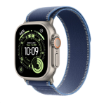 Apple Watch Ultra 3 GPS + Cellular 49mm Natural Titanium Case with Blue/Bright Blue Trail Loop